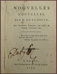 Nouvelles Nouvelles. Oeuvres de M. De Florian [с автографом автора]