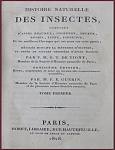 Натуральная история насекомых. Histoire naturelle des insectes, т.1