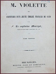 M. Violette ou aventures d’un jeune emigre francais de 1830, роман
