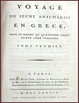 Путешествие молодого Анархиса в Грецию. Voyage de Jeune Anacharsis en Grece