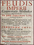 О феодальной империи. Feudis Imperii Commentatio Methodica
