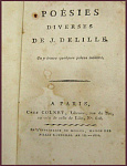 Poesies diverses de J.Delille