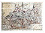 Карта Германии, масштаб 1:2520000